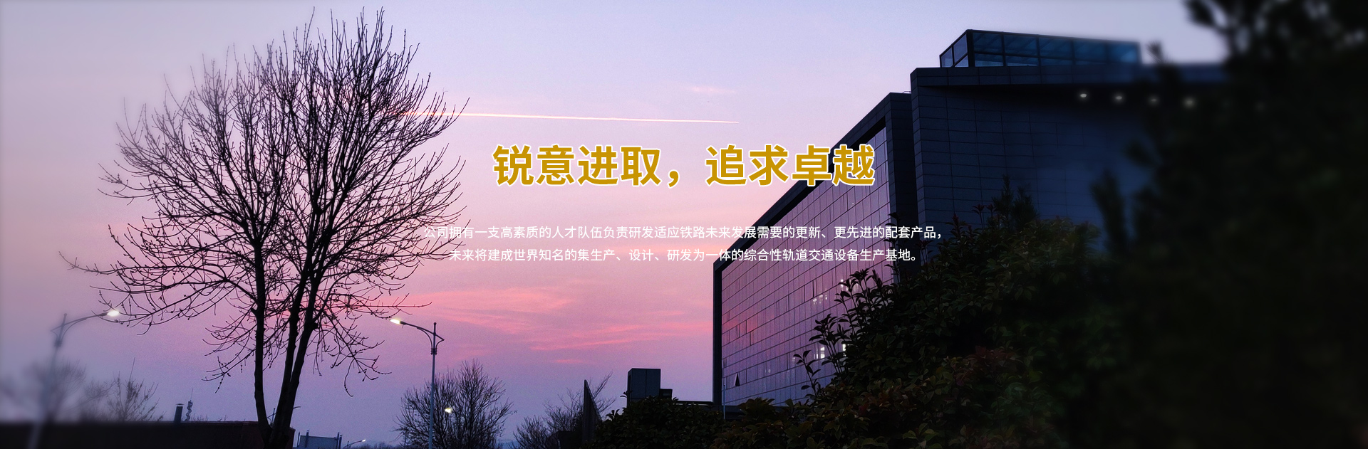 銳意進取，追求卓越